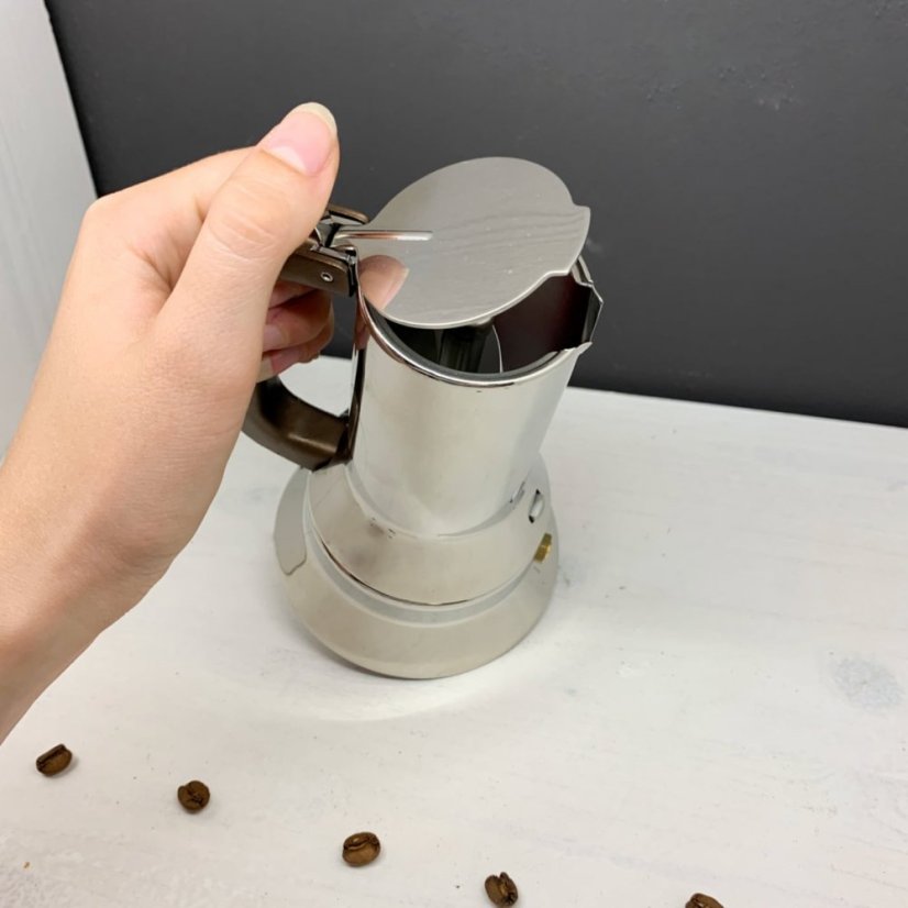 Alessi - Moka konvička 9090, kávovar na 1 šálek
