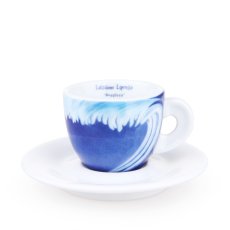 dAncap - šálka s podšálkou na espresso, Preziosa, vlna, 60 ml