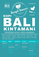 Kopi Bali Kintamani BIO - fresh roasted coffee, min. 50g