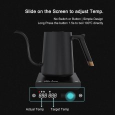 Timemore | Mini Fish Smart Electric Kettle, 600 ml, Black Stainless Steel