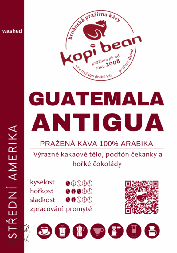 Guatemala Antigua - fresh roasted coffee, min. 50g