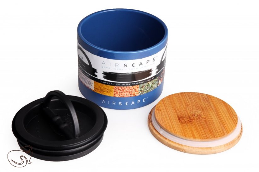Airscape - Vakuová dóza na kávu ceramic Cobalt blue, 300 g