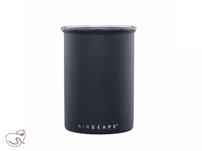 Airscape - Вакуумна банка для кави матово-чорна, 500 г