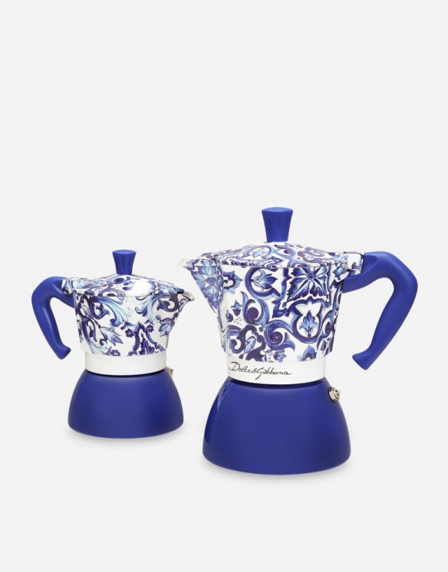 Bialetti - Moka Express Dolce & Gabbana induction, Blue, 4 cups