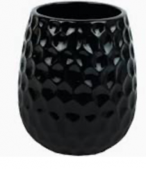Kalabasa - Quera, černá keramická kalabasa, 360 ml