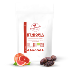 Ethiopia Guji Shakisso Jigesa BIO - čerstvě pražená káva, min. 50 g