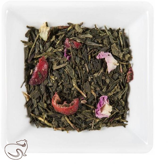 Divoká třešeň – zelený čaj aromatizovaný, min. 50g