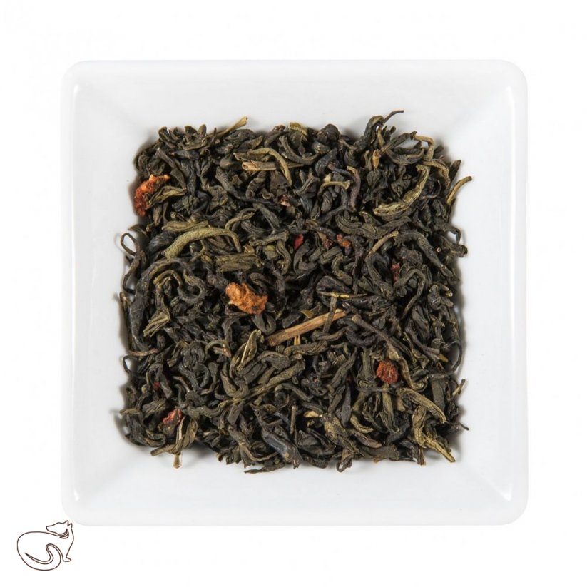 Органічний червоний фрукт – ароматизований зелений чай, мін. 50 г