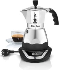 Bialetti | Elektrická moka konvička Moka Timer, 3 šálky, Hliník