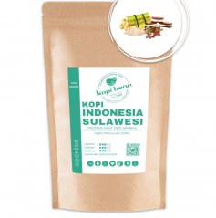 Kopi Indonesia Sulawessi Kalossi – čerstvě pražená káva Arabika, min. 50g