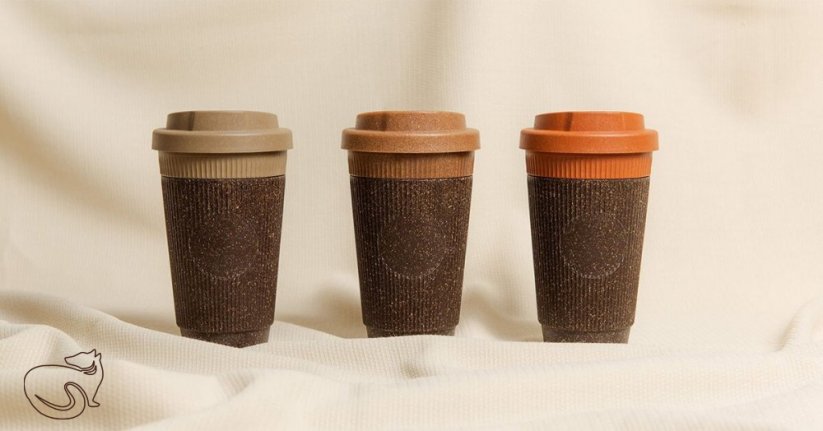 Kaffeeform - Weducer Refined cup with 2 lids, 350 ml