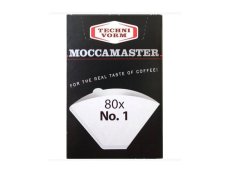 Filtropa | Moccamaster Paper Filters, Size 1, 80-Pack