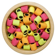 Licorice fruit sticks, min. 100g