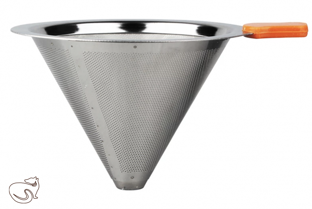 kawio pour over, stainless steel filter V60-02 ::