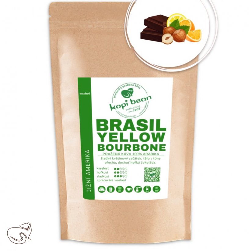 Brasil Yellow Bourbon - свіжообсмажена кава, хв. 50г
