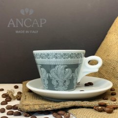 dAncap - šálek s podšálkem cappuccino Profumi, paví květ, 180 ml