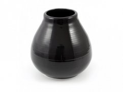 Kalabasa - PERA, černá keramická na čaj Maté