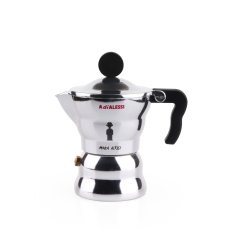 Alessi | Moka Alessi Moka Pot, 1-6 cups, Aluminum