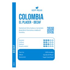 Colombia Quindio El Placer – Decaf, Sugar Cane