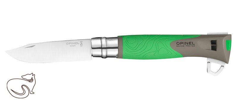 Zavírací nůž Opinel No. 12 Explore Knife Nature Green