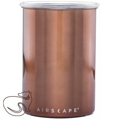 Airscape - Вакуумна банка для кави brushed copper, 500 г