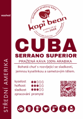 Cuba Serrano Superior - čerstvě pražená káva, min. 50g