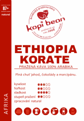 Ethiopia Korate – fresh roasted coffee, min. 50 g