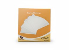kawio | Paper filters V60-01, 100 pcs, White