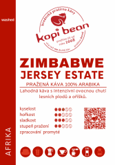 Zimbabwe Jersey Estate - čerstvo pražená káva, min. 50 g
