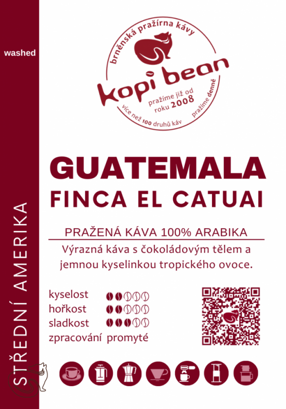 Guatemala Finca El Catuai - fresh roasted coffee, min. 50 g