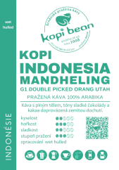 Kopi Indonesia Mandheling G1 double picked Orang Utah - fresh roasted coffee, min. 50g
