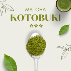 MATCHA Kotobuki Japan - Standard ceremonial Grade BIO - zelený čaj, sypaný prášek, min. 10 g