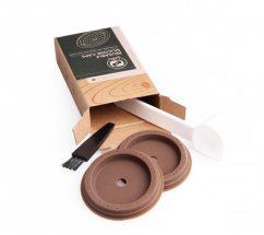 Силіконовий ковпачок kawio 2x+мірник+щіточка для пристроїв Nespresso® Vertuo, 1 комплект