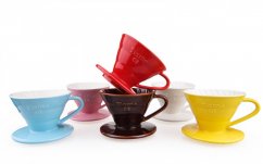 Tiamo - V01 ceramic dripper, multiple colors