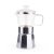 kawio - glass moka pot, silver, 6 cups