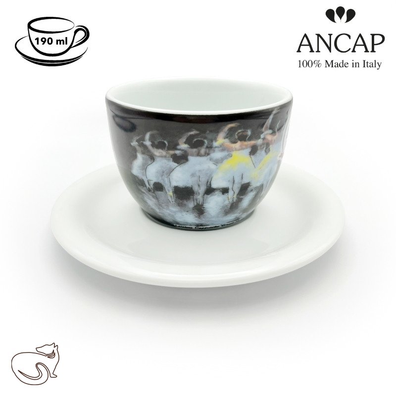 dAncap - чашка з блюдцем капучіно Grande Musica, Москва, 190 мл