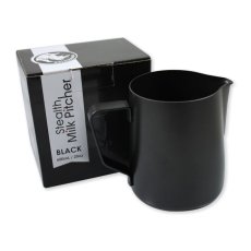 Rhinowares | Konvička na mléko, 600 ml, Černá nerez