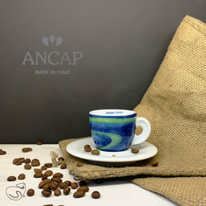 dAncap - чашка для еспресо з блюдцем, Preziosa, озеро, 60 мл