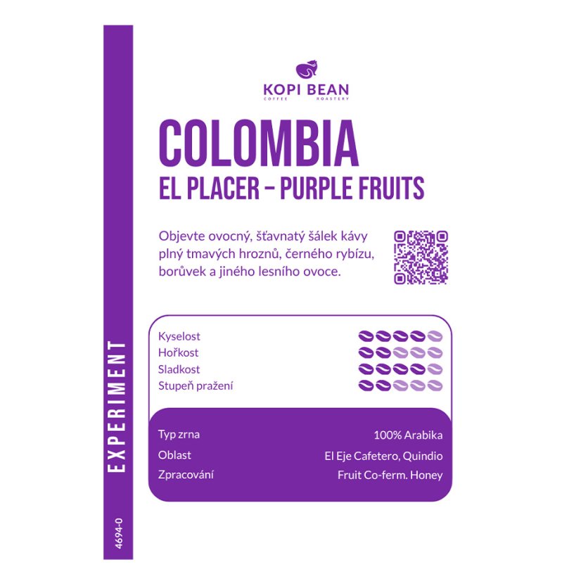 Colombia El Placer – Purple Fruits Co-fermentation