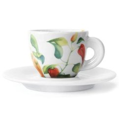 dAncap - šálek s podšálkem espresso Verdure, paprika, 50 ml