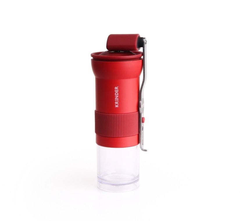 Cafflano Krinder ruční mlýnek na kávu červený