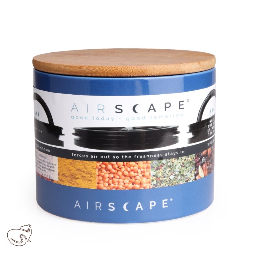 Airscape - Vakuová dóza na kávu ceramic Cobalt blue, 300 g