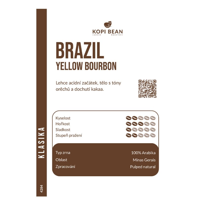 Brazil Yellow Bourbon, Pulped Natural