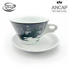 dAncap - Чашка латте Italia in Bici, 270 мл