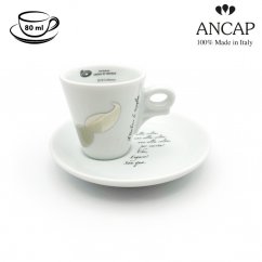 dAncap - šálek na espresso Lazebník Sevillský stříbrný, 70 ml