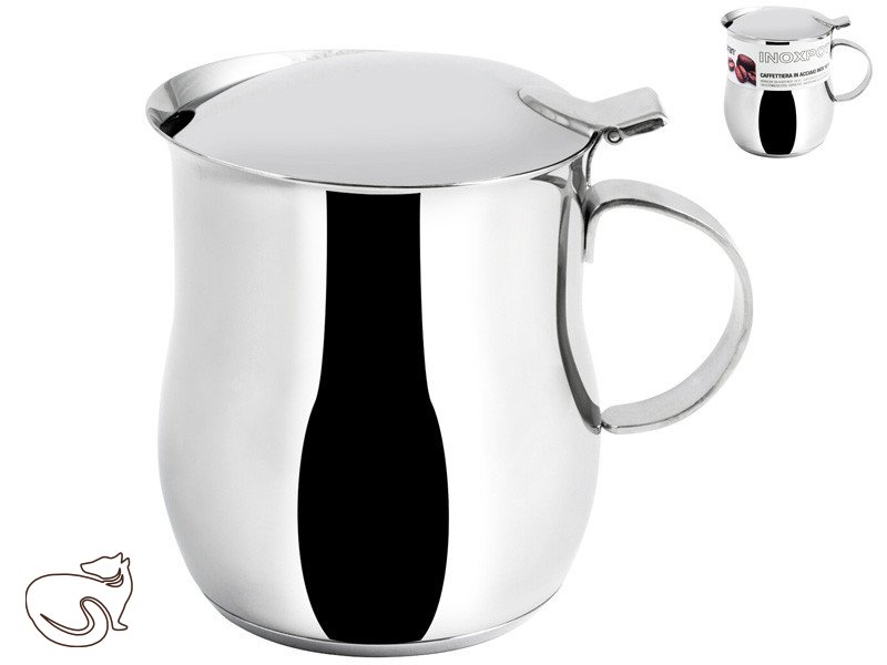 Home - Чайник індукційний з нержавіючої сталі для кави, чаю, молока з кришкою 0,75 л