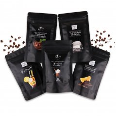Coffee surprise - tasting set of flavoured coffees, 250 g