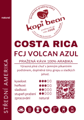 Costa Rica FCJ Volcan Azul Caturra, natural - čerstvě pražená káva, min. 50 g