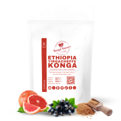 Ethiopia Yirgacheffe Konga – čerstvě pražená káva, min. 50 g