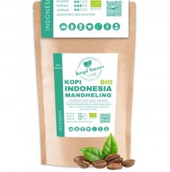 Kopi Indonesia Mandheling BIO FT - čerstvě pražená káva, min. 50g